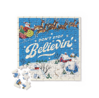 Don't Stop Believin' 100 Piece Mini Shaped Puzzle