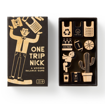 One Trip Nick Wooden Balance Game