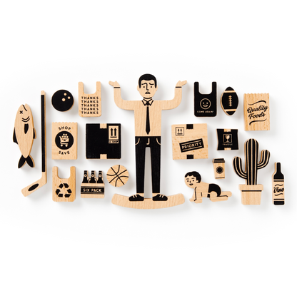 One Trip Nick Wooden Balance Game