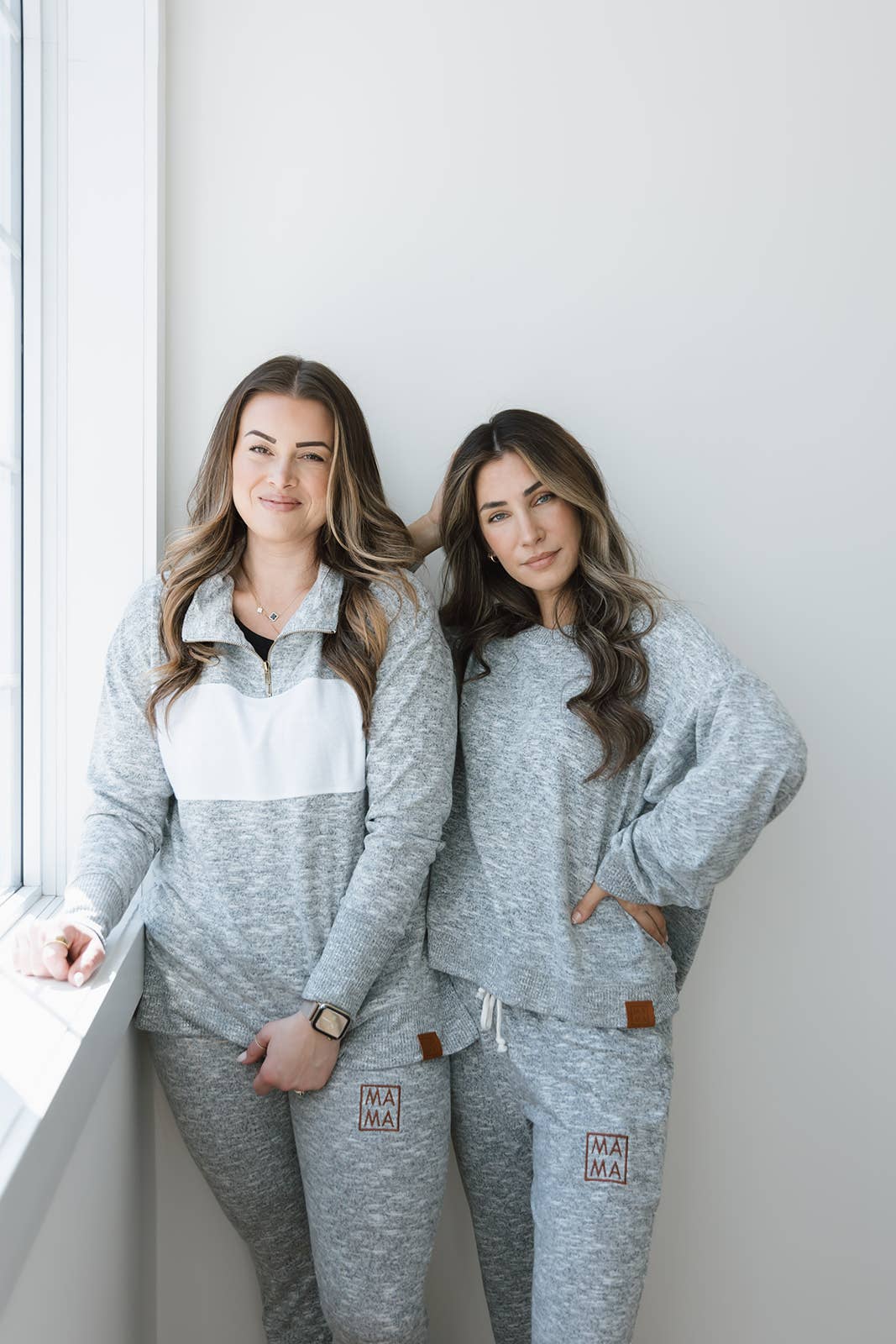 Let’s Bounce Mama Pant: Salt & Pepper / Medium