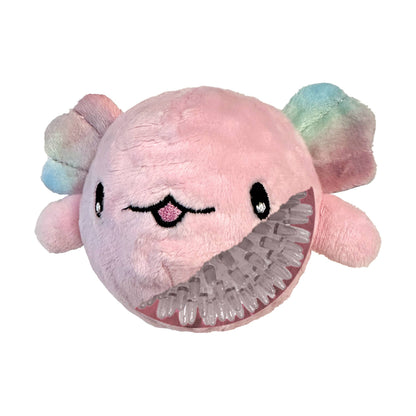 Fuzzy Wuzzy Axolotl Spikers 2-in-1 Spiker Ball Toy: Pink (Small)