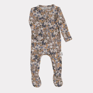 Bamboo Footed Sleepers : Dainty Floral