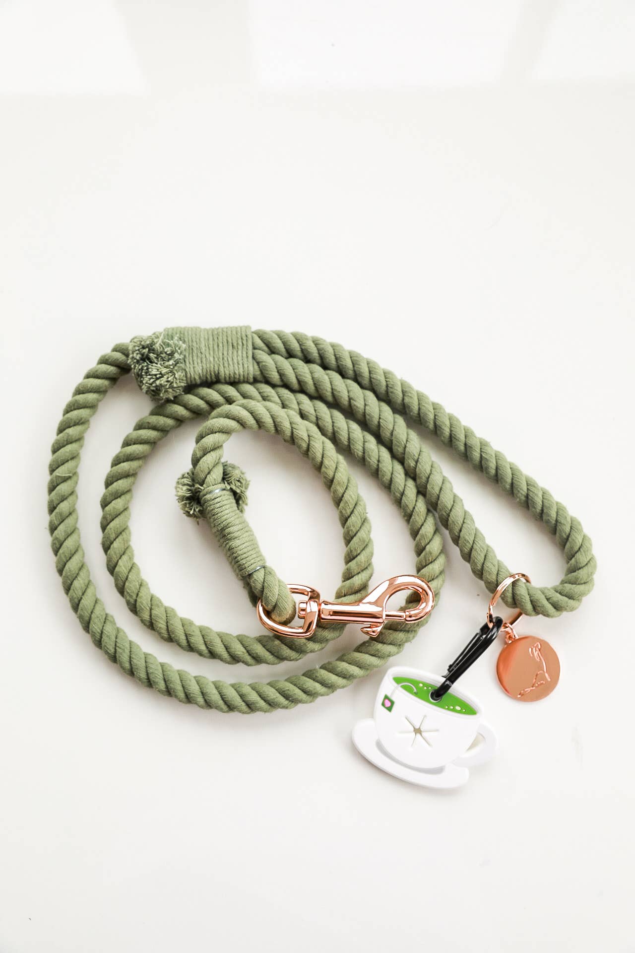 Poop Handler – Silicone Waste Bag Holder Matcha Tea Design