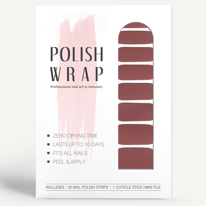 Pink Nude Nail Art Polish Wrap Kit