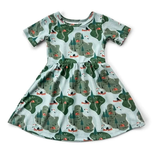 Baby/Kids' Bamboo Daphne Dress | Camping