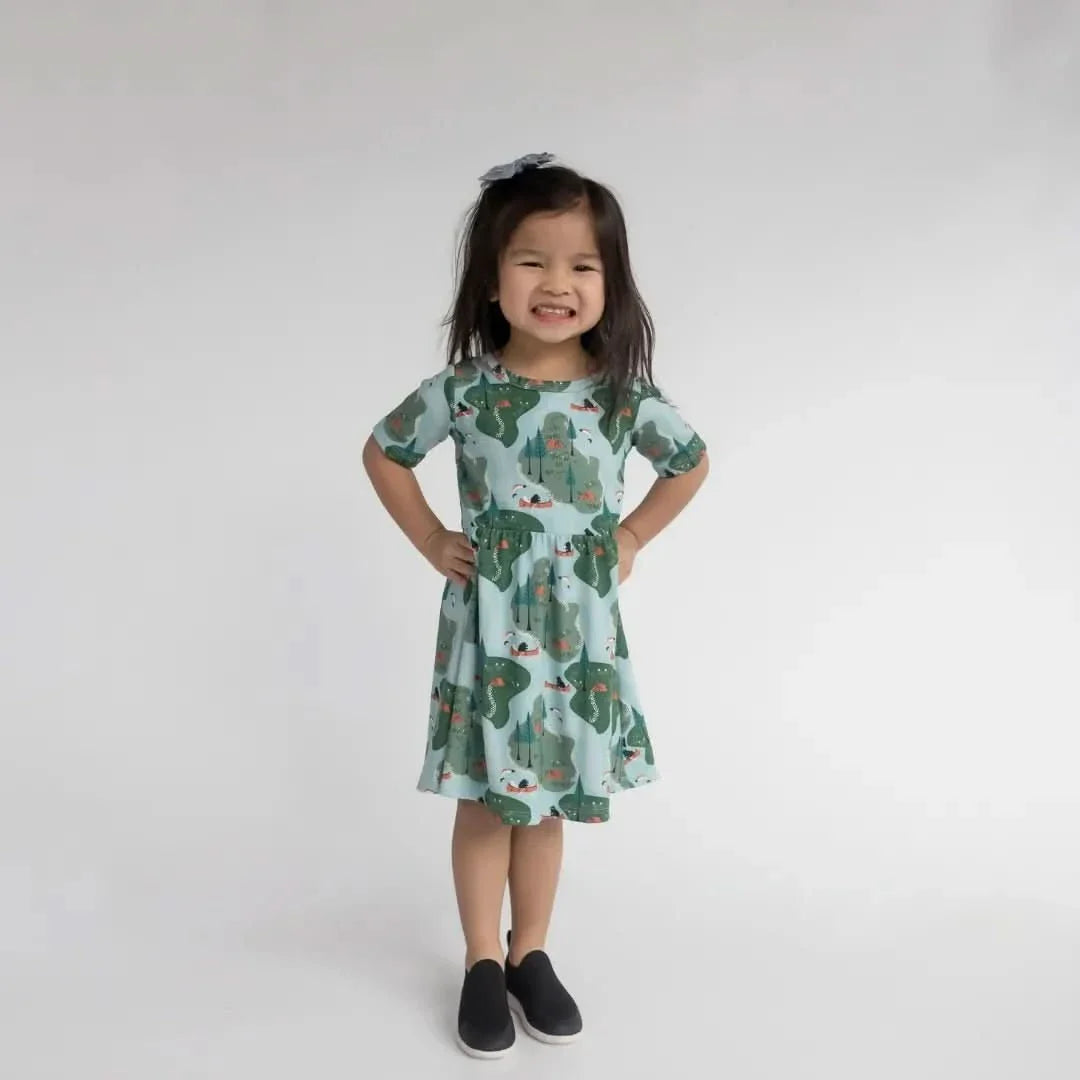 Baby/Kids' Bamboo Daphne Dress | Camping