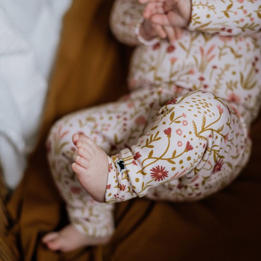Baby Bamboo Leggings | Bison Plaid