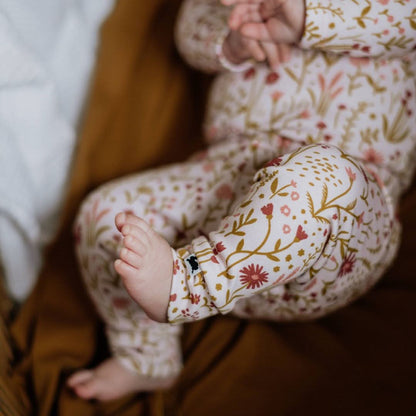 Baby Bamboo Leggings | Bison Plaid