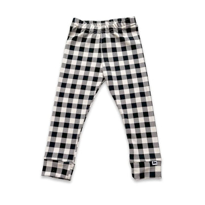 Kids' Bamboo Leggings | Bison Plaid