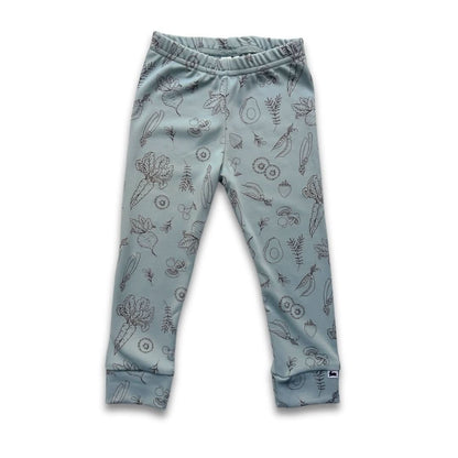 Baby Bamboo Leggings | Bison Plaid
