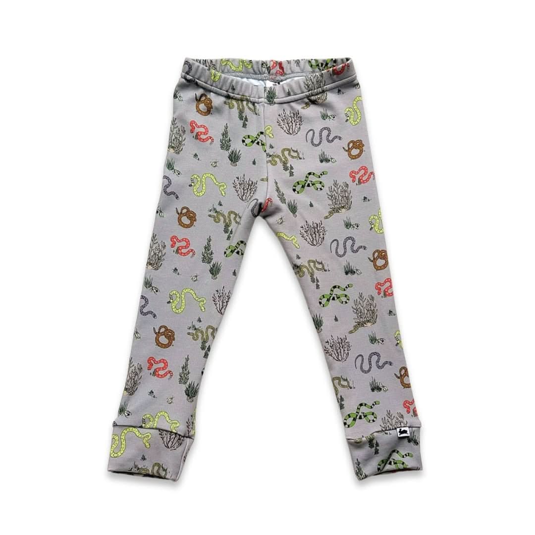 Kids' Bamboo Leggings | Bison Plaid