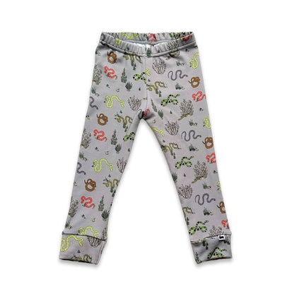 Kids' Bamboo Leggings | Bison Plaid
