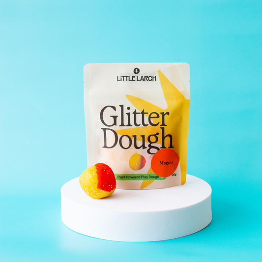 Glitter Dough | Natural Play Dough: Magma