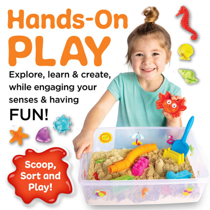 Faber-Castell / Creativity for Kids - Sensory Bin Beach Activity Bin for Kids