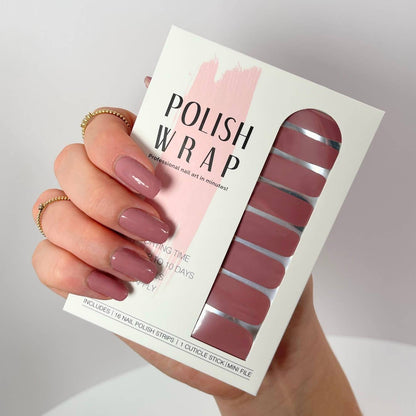 Pink Nude Nail Art Polish Wrap Kit