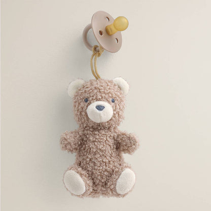 *New Options* Bitzy Pal Natural Rubber Pacifier & Plush: Bunny