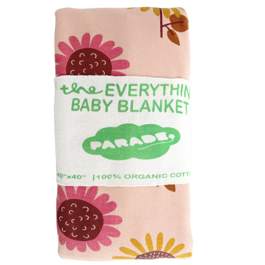 Everything Organic Baby Blanket: Sunflowers