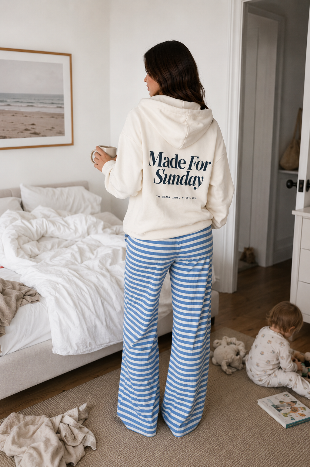The Boardwalk Pant: Bluebell / MED
