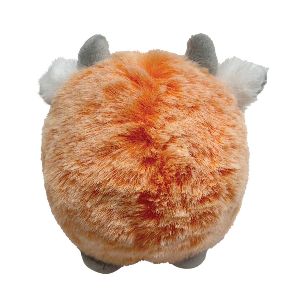 Fuzzy Wuzzy MooMoo Spikers 2-in-1 Spiker Ball Toy: Orange (Small)