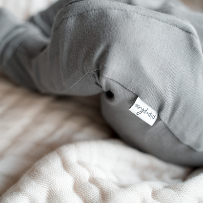 Bamboo Footed Sleepers | Solids: Petal Pink