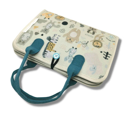 Breeze Essence Inc. - Jungle Adventure Busy Board for Toddlers - High Quality - Canadian Brand