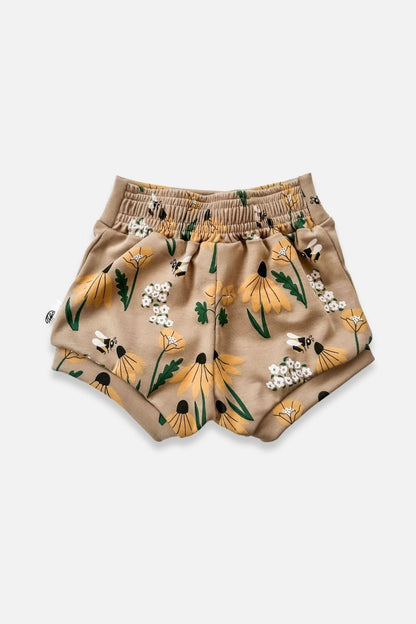 Baby Bamboo High-Waisted Shorties | Bison Plaid