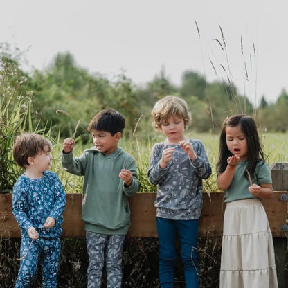 Baby/Kids' Bamboo Raglan Pullover | Pastel Blooms