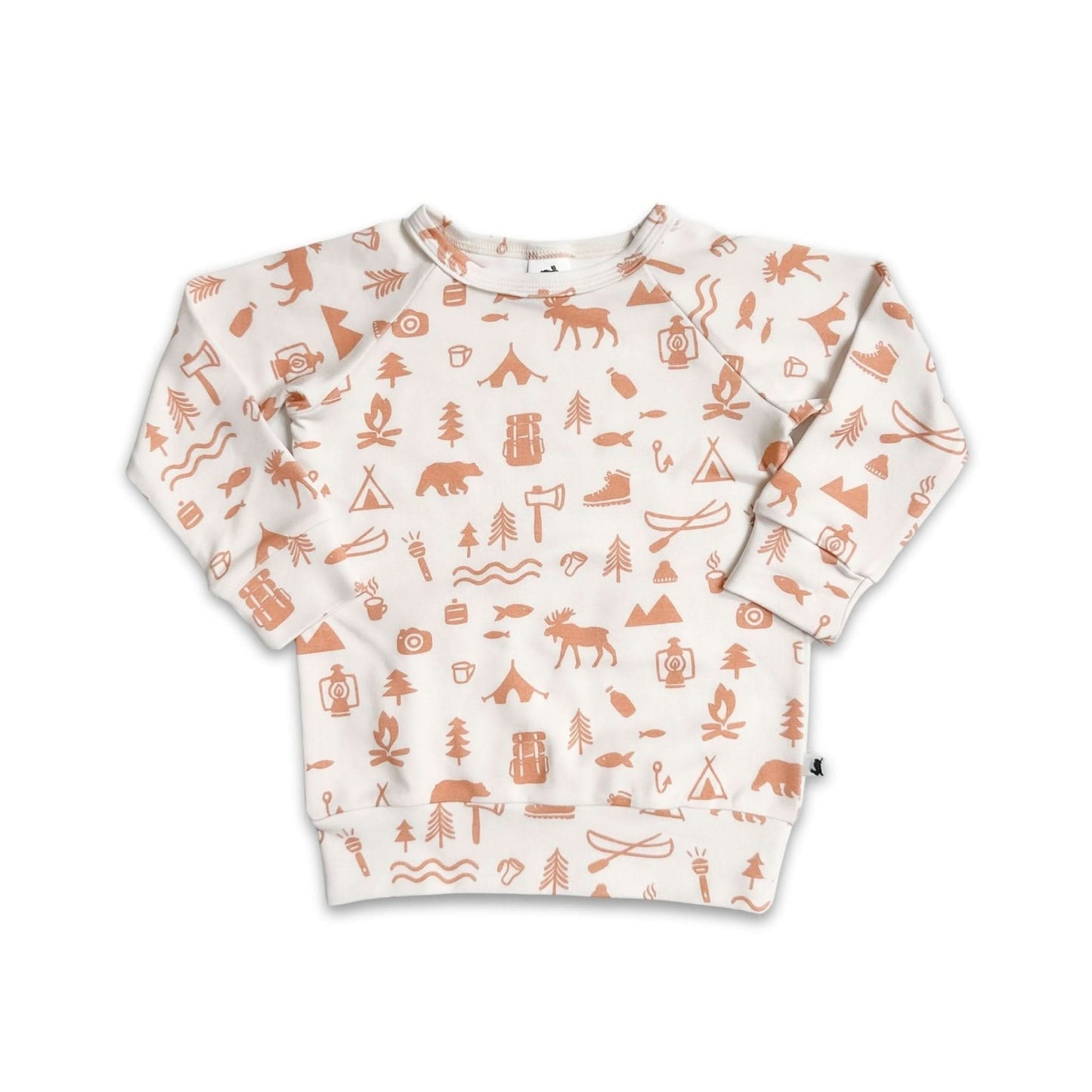 Baby/Kids' Bamboo Raglan Pullover | Pastel Blooms