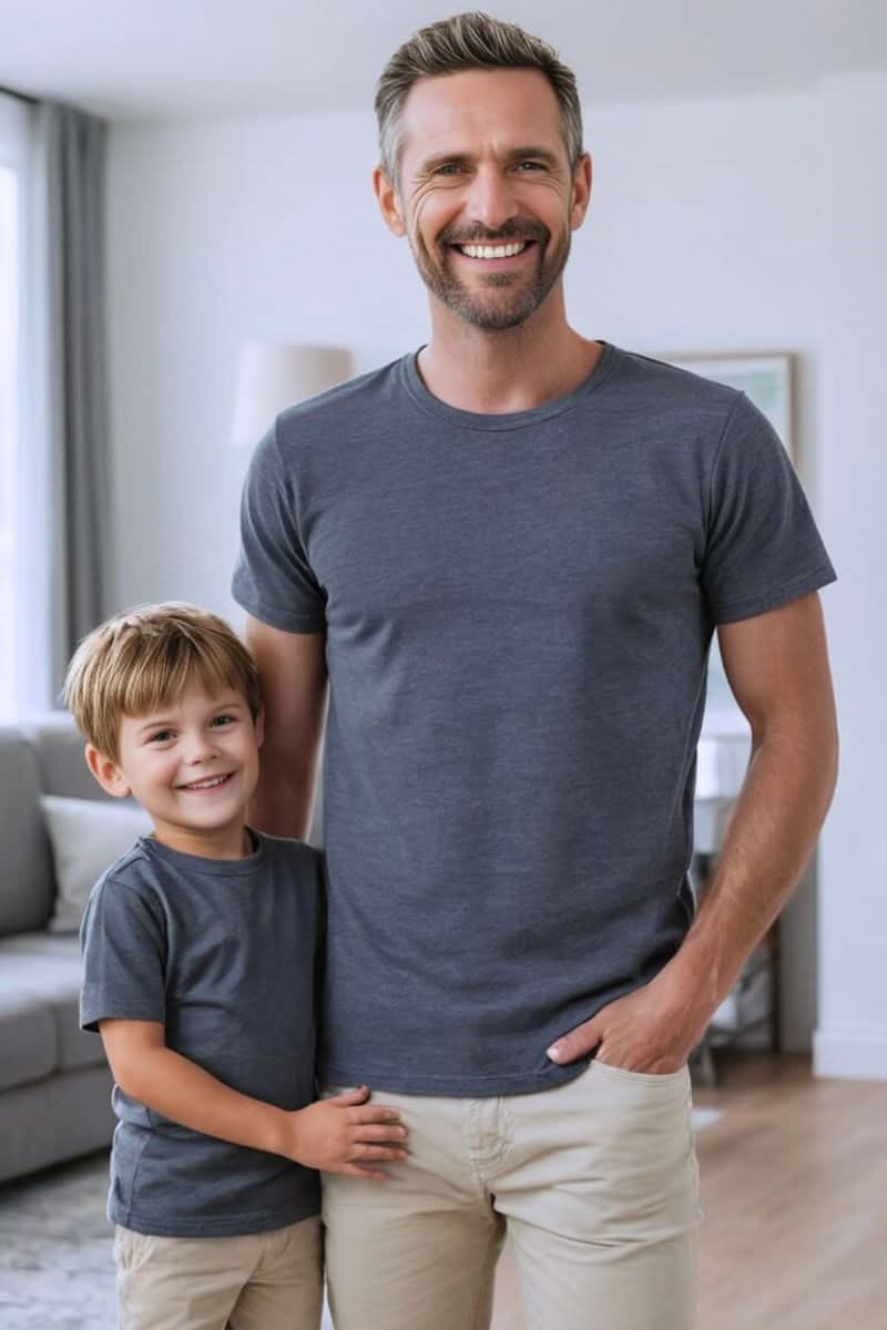 Baby/Kids' Bamboo T-Shirt | Burnt Brick