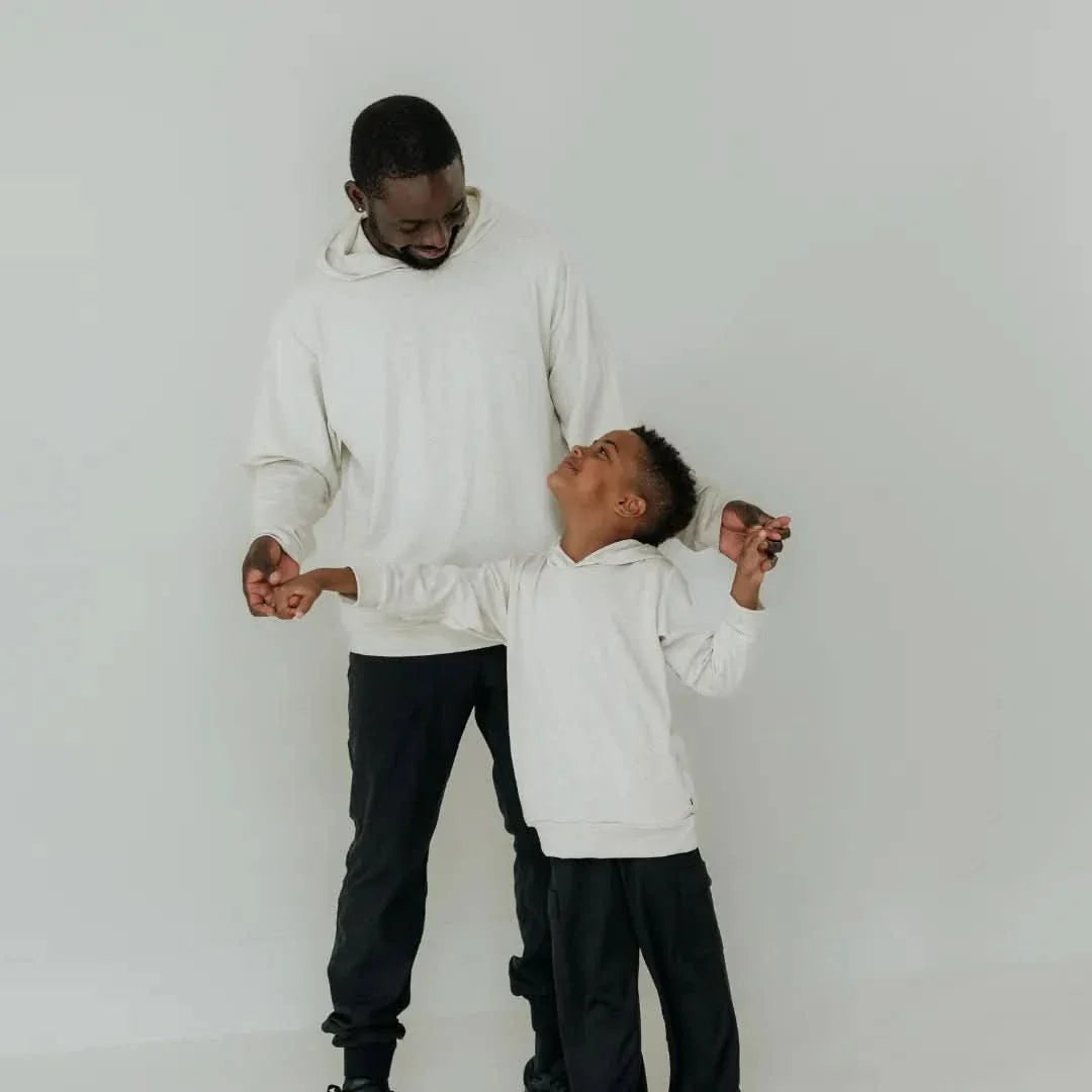 Kids' Lightweight Bamboo Hoodie With Side Seam Pockets | Smoked Pine