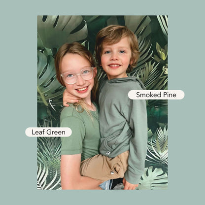 Kids' Lightweight Bamboo Hoodie With Side Seam Pockets | Smoked Pine