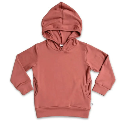 Kids' Lightweight Bamboo Hoodie With Side Seam Pockets | Black