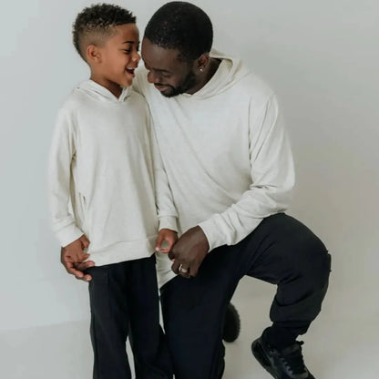 Kids' Lightweight Bamboo Hoodie With Side Seam Pockets | Burnt Brick