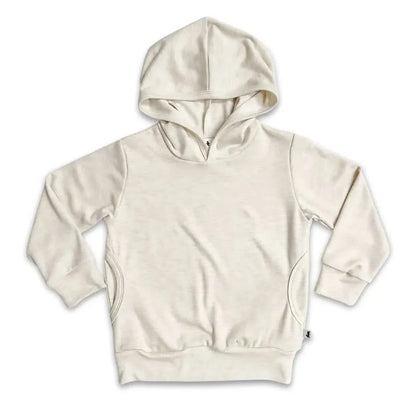 Kids' Lightweight Bamboo Hoodie With Side Seam Pockets | Burnt Brick