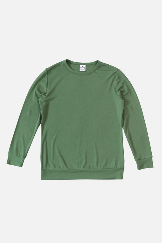 Ladies' Bamboo Pullover | Leaf Green