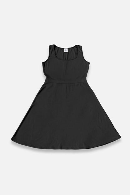 Ladies' Bamboo Square Neck Tank Dress | Bison Plaid