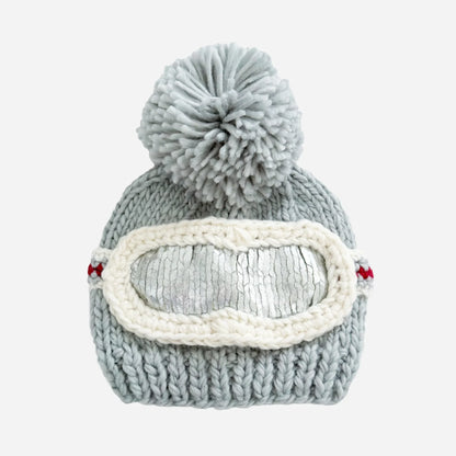 Ski Goggles Beanie | Bowie Grey | The Blueberry Hill