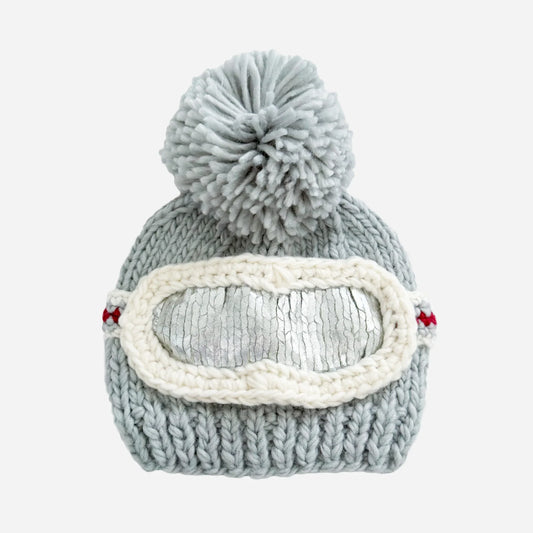 Ski Goggles Beanie | Bowie Grey | The Blueberry Hill
