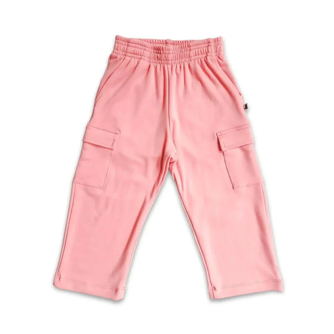Youth Bamboo Cargo Pants | Smoked Pine