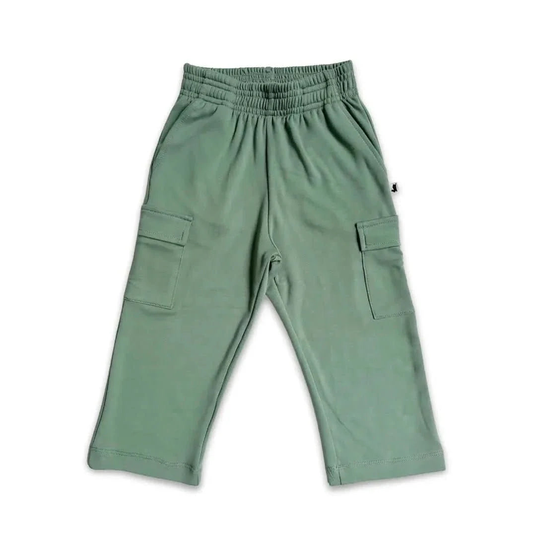 Youth Bamboo Cargo Pants | Burnt Brick
